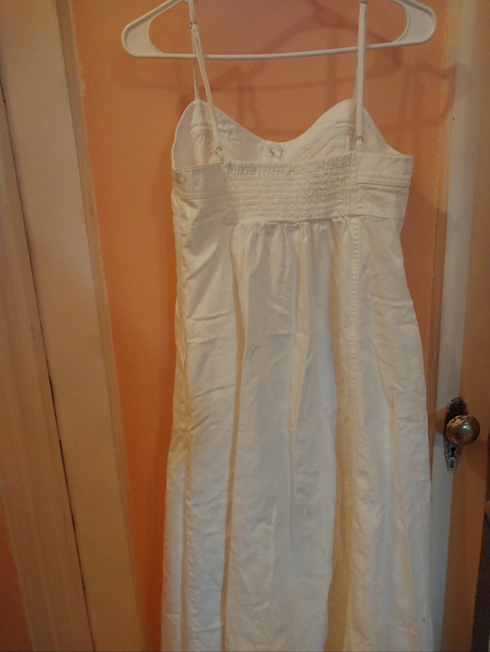 Free People White Button-Front Maxi Dress - Picture 3 of 5
